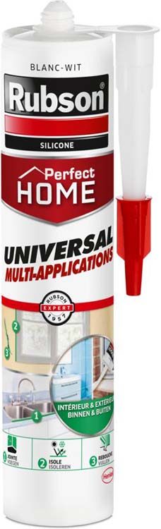 Rubson Perfect Home mastic silicone universel 280ml blanc