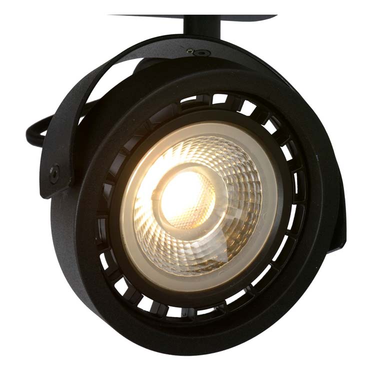 Lucide TALA LED - Plafondspot - GU10 - 2x12W 2200K/3000K - Zwart