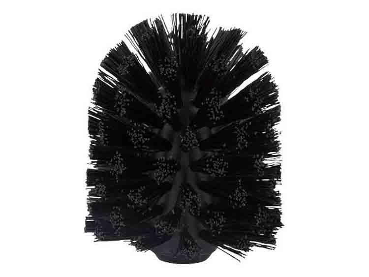 Brosse de toilette pour remplacement plastique noir