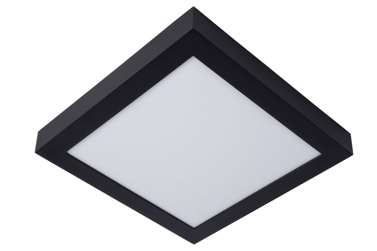 BRICE-LED Plafonnier Dimmable 30W Carré IP44 Noir