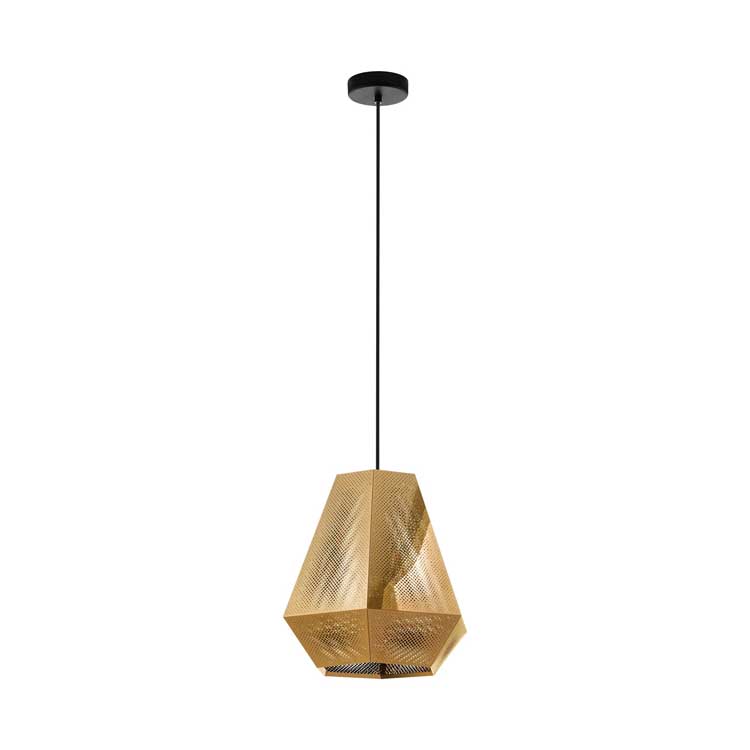 Eglo CHIAVICA 1 - Lampe suspendue - E27 - 1X28W - Cuivre jaune- d360mm