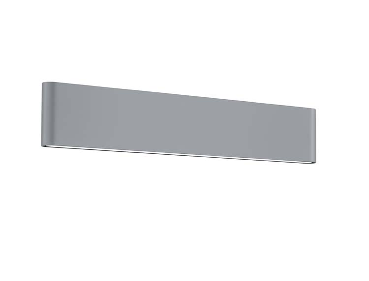 Wandlamp titaan incl. 2xLED 4,5W 3000K 400LM BR17,5cm