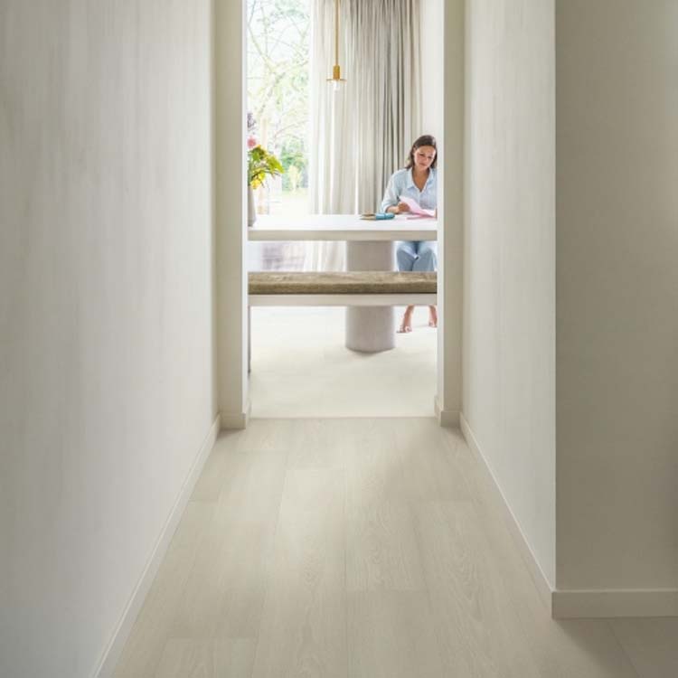 Sol stratifié Quick-step Muse waterproof 8mm - Craie