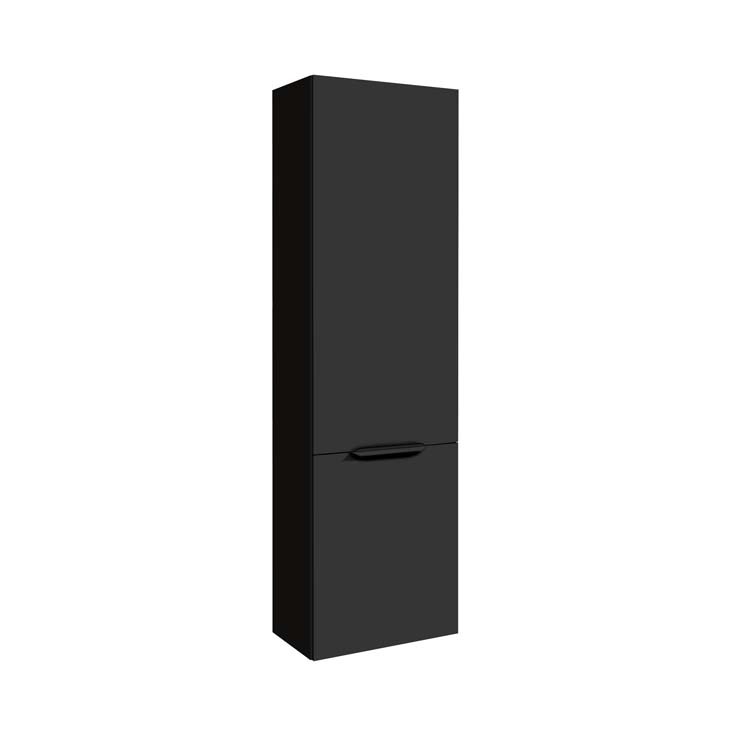 Armoir colonne Arjan noir mat 400 mm droite