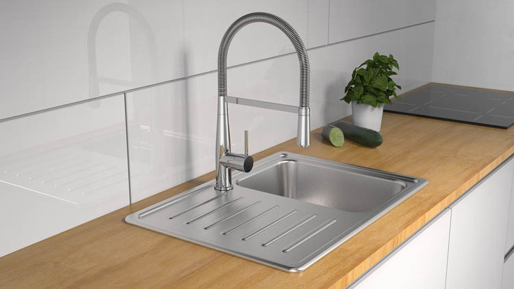 Robinet de cuisine Nessie chrome