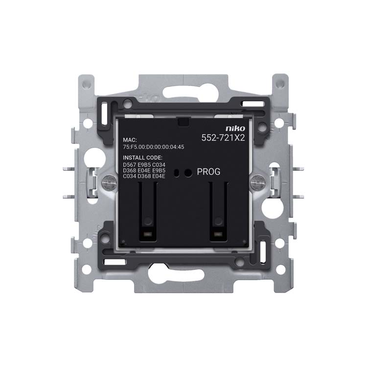 Niko Home Control geconnecteerde tweevoudige schakelaar, 2 x 10 A