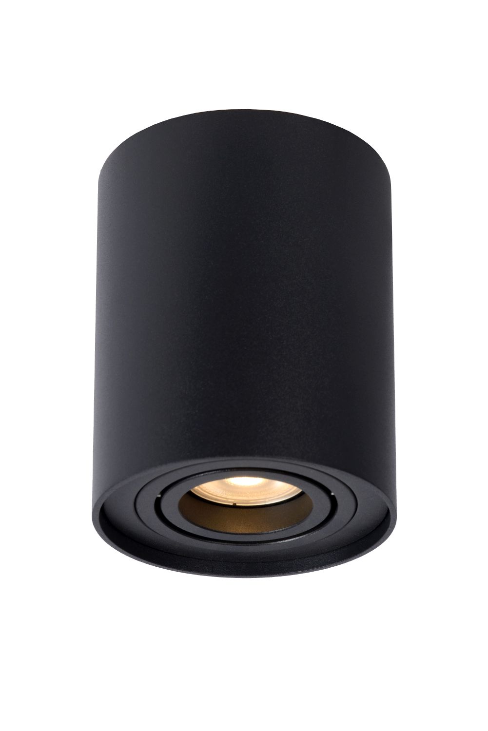 TUBE - Spot plafond - Ø 9,6 cm - 1xGU10 - Noir