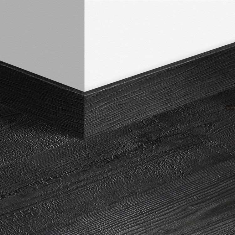 Plinthe parquet Quick-Step 14 x 77 x 2400 mm Aspect bois brule