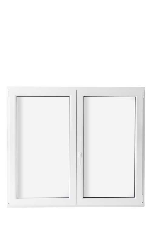 Double ouvrant oscillo-battant PVC antr/blanc 1600x1400mm V2