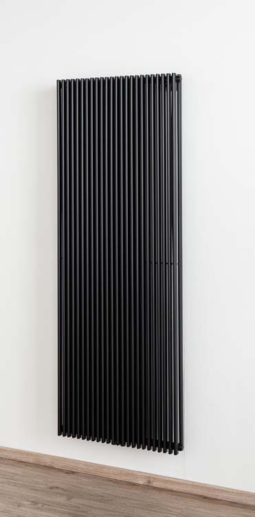 Radiator Debra 180 x 67,6 cm dubbel mat zwart 3309 watt