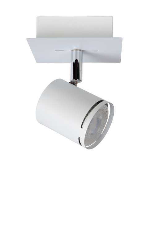 Lucide RILOU - Plafondspot - LED Dimb. - GU10 - 1x5W 3000K - Wit