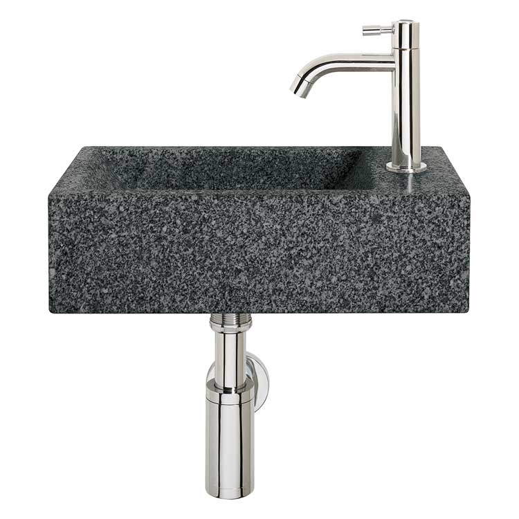 Set de lave-mains Chiara 40x23x11cm gris