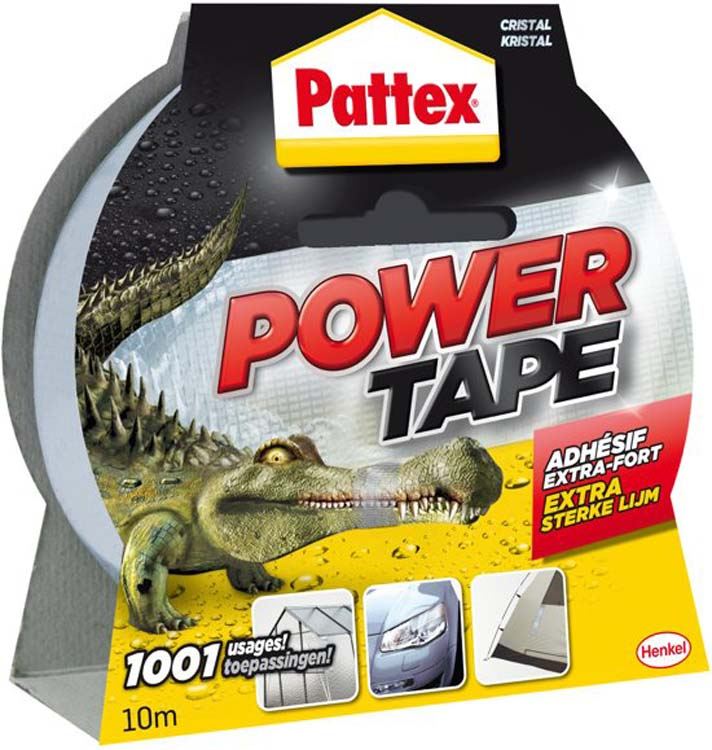 Pattex Powertape 10m x 50mm transparant