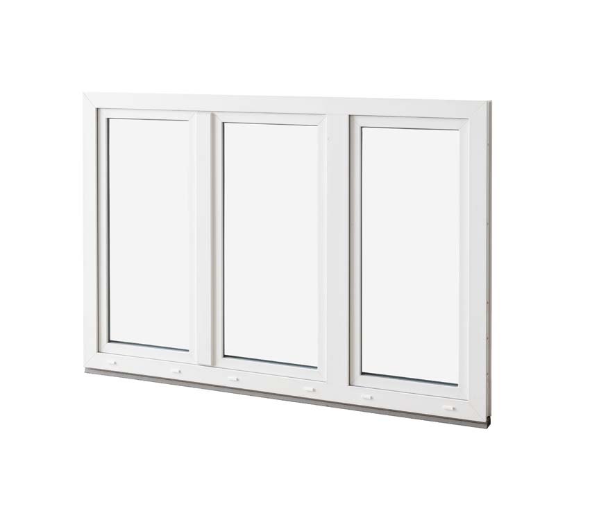 3-VAN oscillo-battant pvc Deceuninck Elegant blanc/bl B1800xH1200 mm