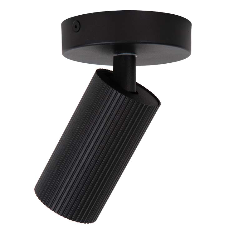 Lucide CLUBS - Spot plafond - 1xGU10 - Noir