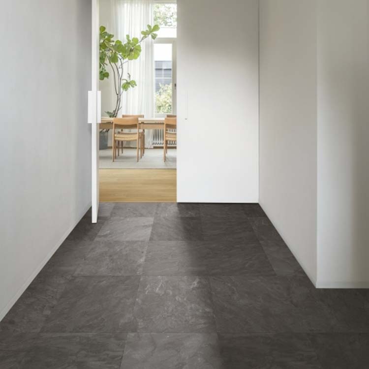 Sol stratifié Quick-step Muse waterproof 8mm - Ardoise grise