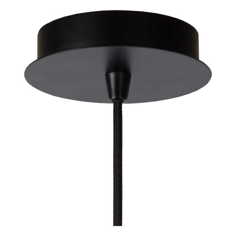 Lucide WOLFRAM - Hanglamp - Ø 65 cm - E27 - Zwart