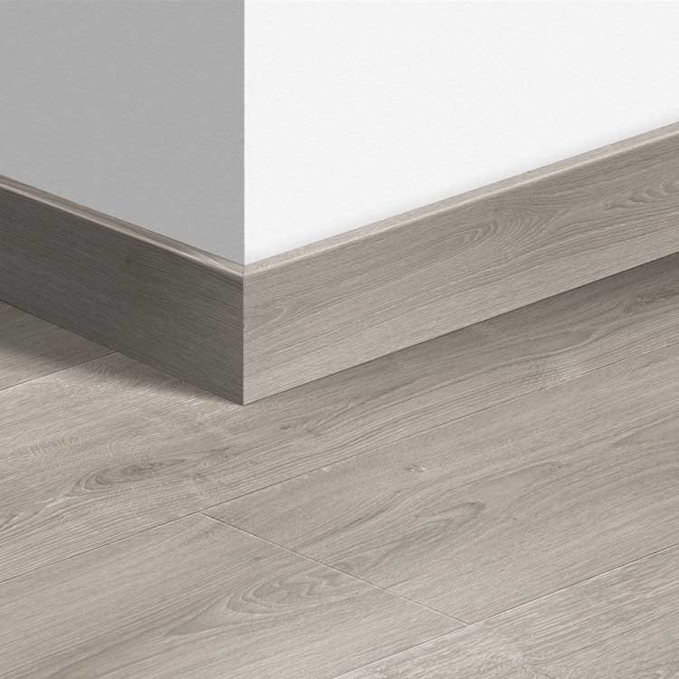 Plinthe parquet Quick-Step 14 x 77 x 2400 mm Chêne gris brossé