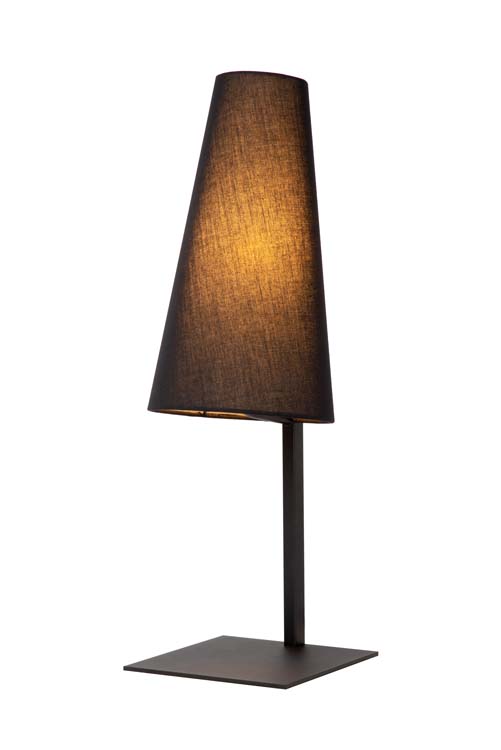 Lucide GREGORY - Lampe de table - 1xE27 - Noir