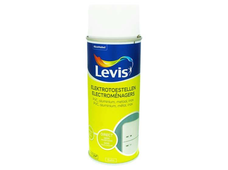 Levis lak voor elektrotoestellen zijdeglans 0,4l white touch