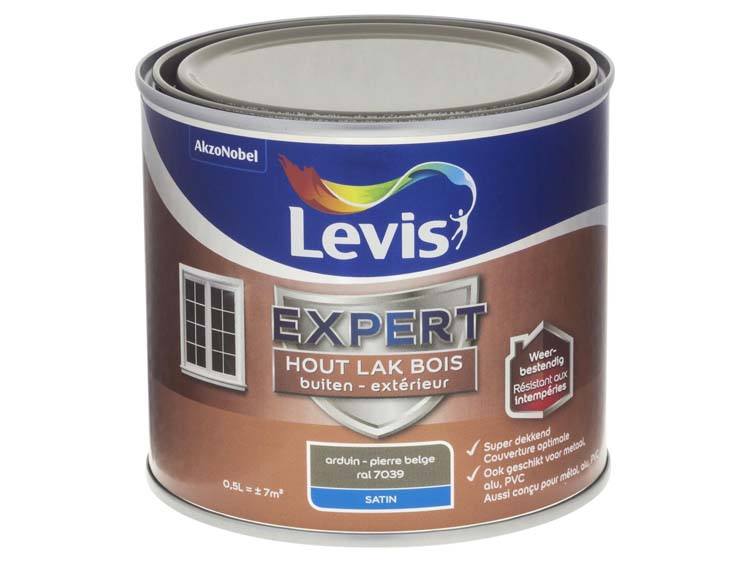 Levis Expert laque extérieur satin 0,5l pierre belge