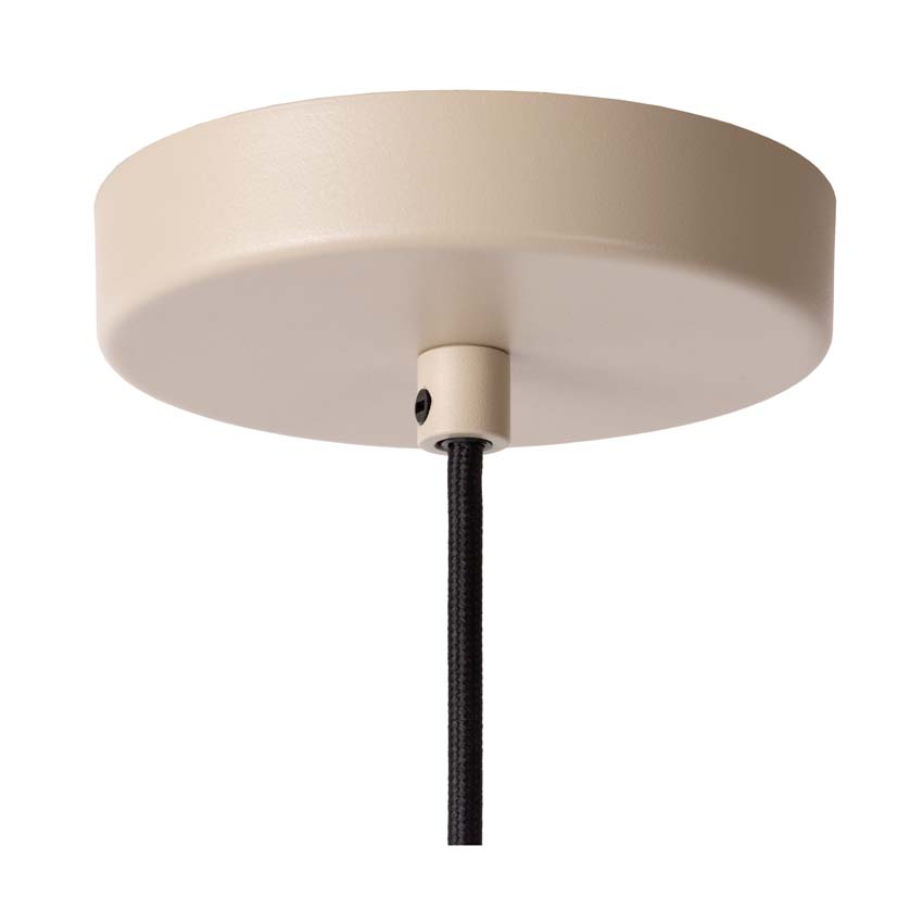 LAMBRES - Hanglamp - Ø 15 cm - 1xE27 - Taupe