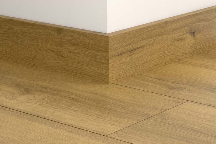 Plinthe parquet Quick-Step 14 x 77 x 2400 mm Chêne miel brun