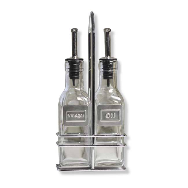 Olie- en azijnset uit glas 2x150 ml