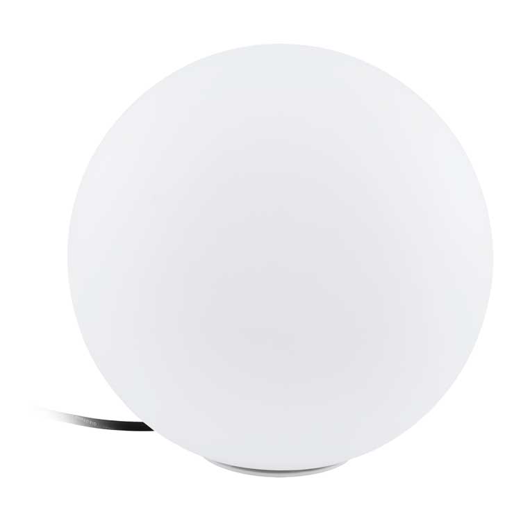 Eglo MONTEROLO - Lampe sphérique jardin 30cm -E27 - 40W - Blanc