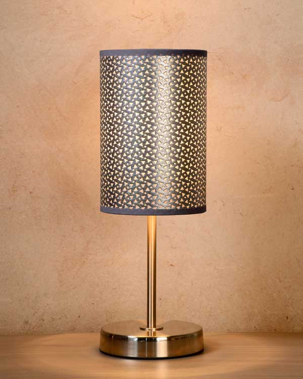 Lucide MODA - Lampe de table - Ø 13 cm - E27 - Gris