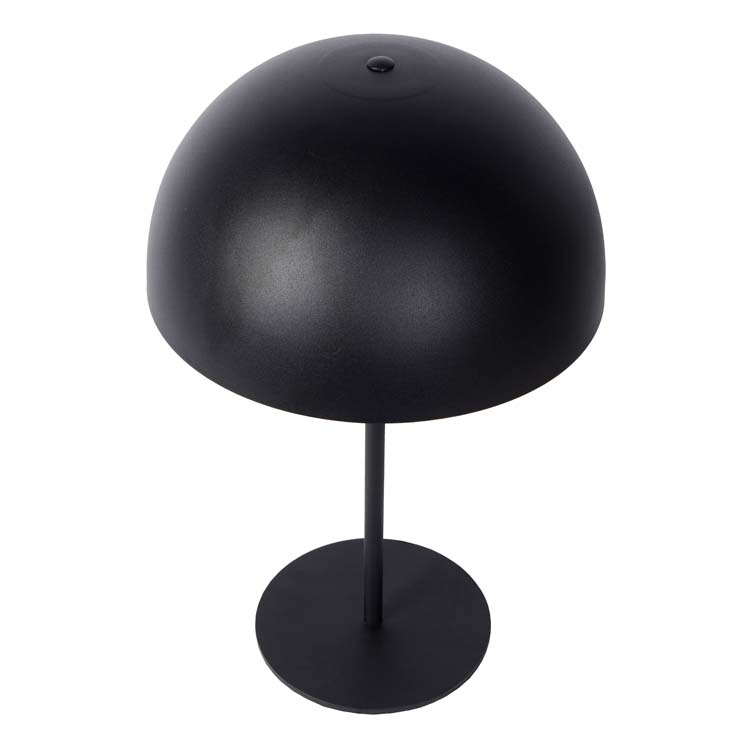 Lampe de table - Ø 25 cm - 1xE14 - Noir