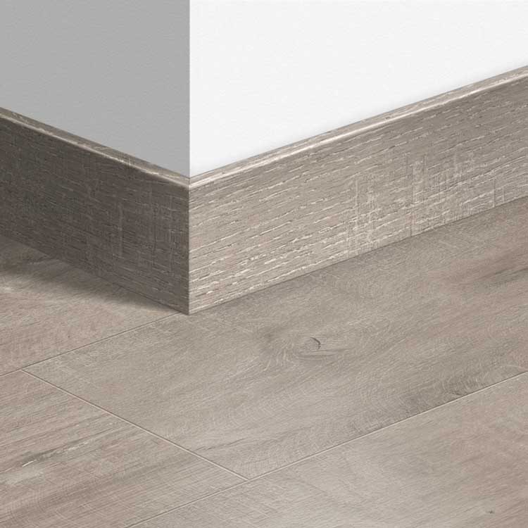 Largo parketplint Quick-Step 100 x 14 x 2400 mm Dominicano eik grijs