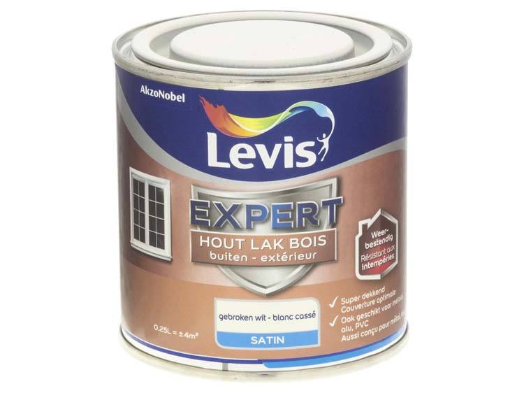 Levis Expert laque extérieur satin 0,25l blanc cassé