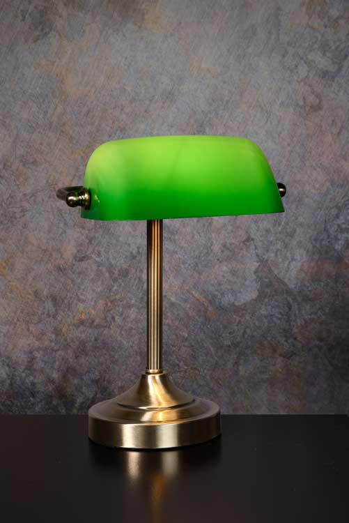 Lucide BANKER - Bureaulamp - E14 - Brons