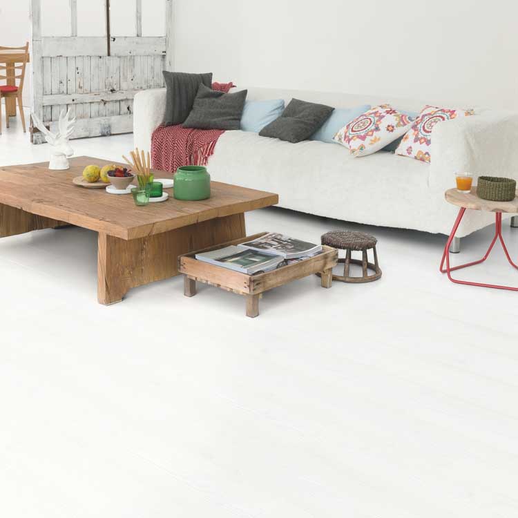 Laminaat Quick-step Impressive 8mm - Witte planken