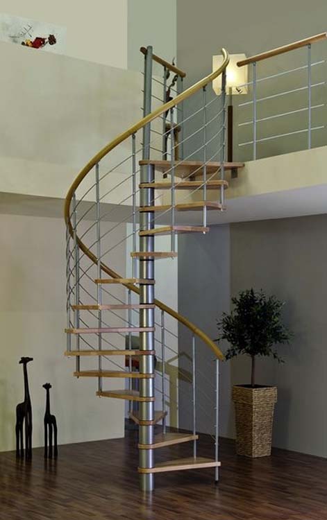 Escalier en colimaçon hêtre Vechta 140cm