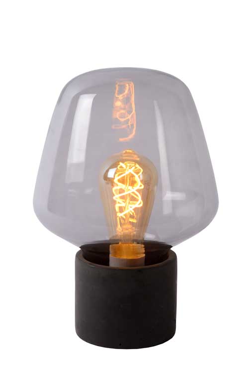 Lucide BECKY - Lampe de table - E27 - Fumé