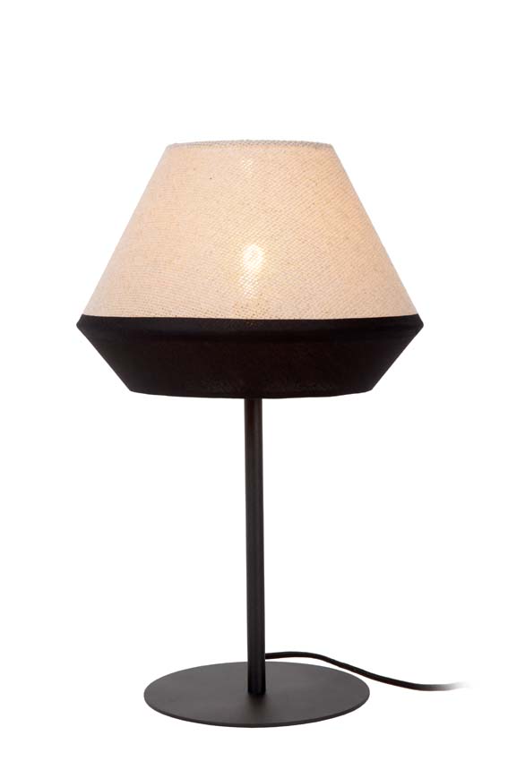 Lucide KALA - Lampe de table - Ø 25 cm - 1xE14 - Taupe