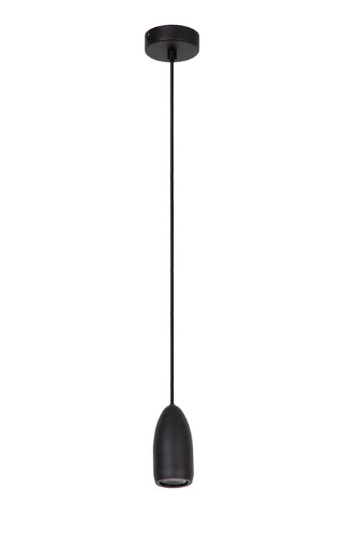 EVORA - Hanglamp - Ø 10 cm - 1xGU10 - Zwart