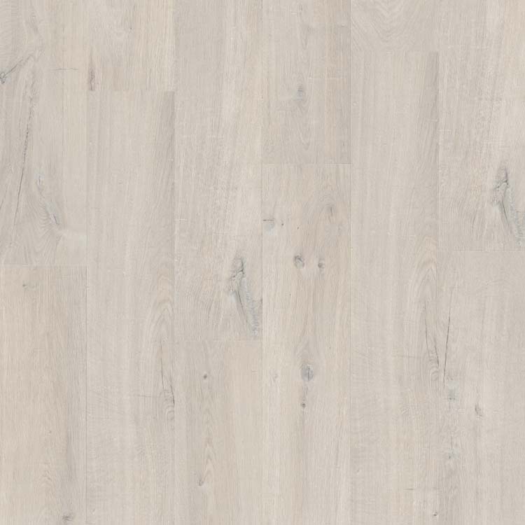 Vinyle Quick-step bloom medium planks 6mm chêne coton blush blanc blanc