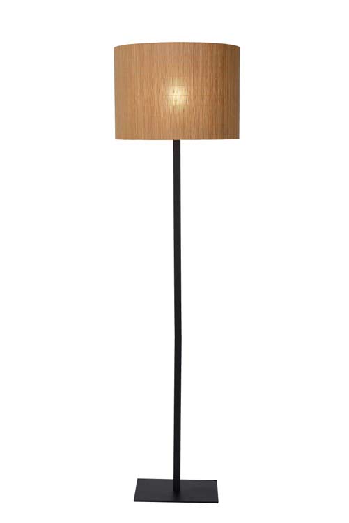 Lucide MAGIUS - Lampadaire - Ø 42 cm - 1xE27 - Bois clair