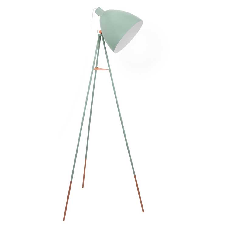 Eglo DUNDEE - Staanlamp - E27 - 1X60W - Muntgroen