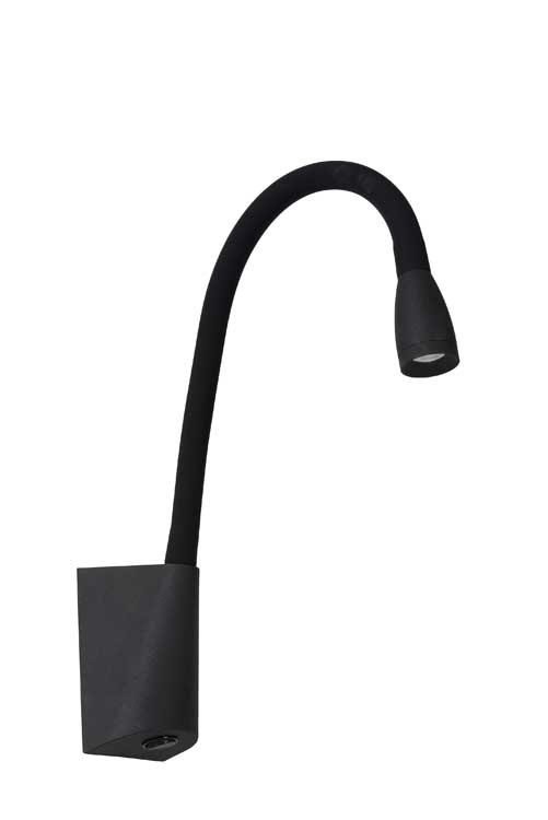 Lucide GALEN-LED - Lampe de chevet - LED - 1x3W 3000K - Noir