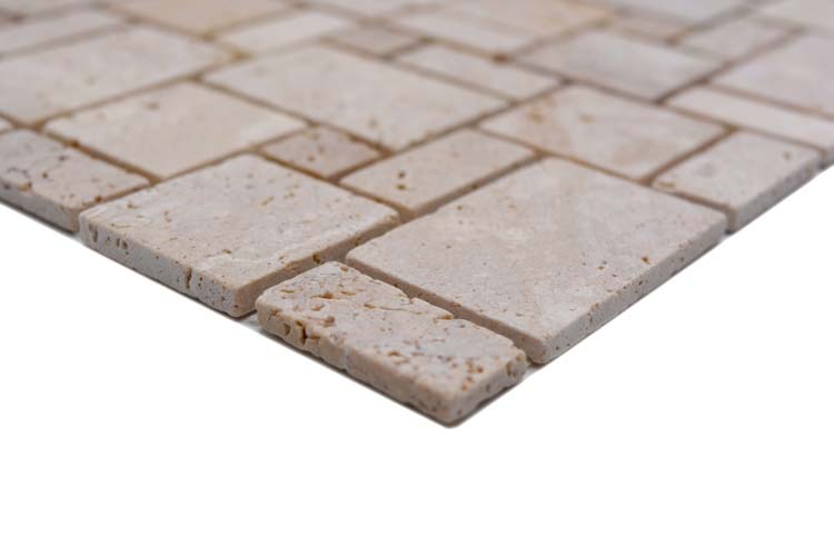 Mosaïque combi mix beige 30,5 x 30,5 cm