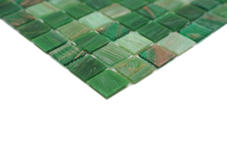 Mosaïque goldensilk verte 32,7 x 30,5 cm