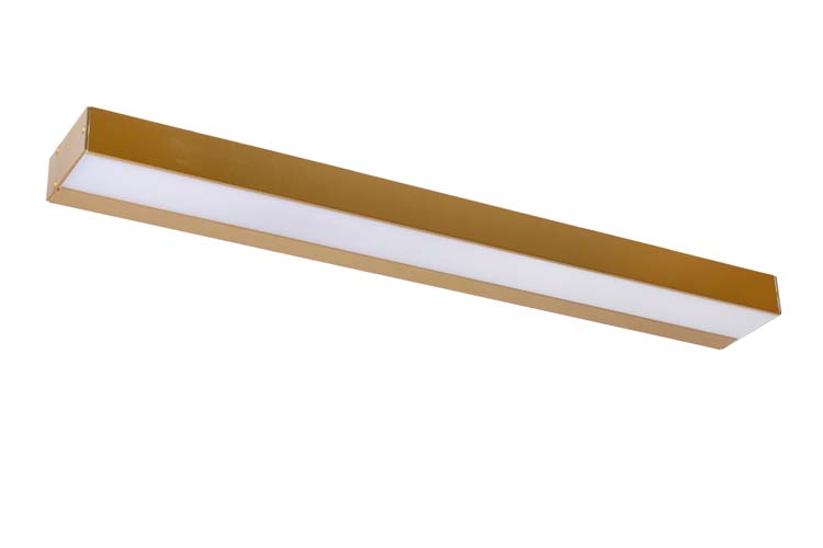 ALEXA - Wandlamp Badkamer - LED - 1x8W 3000K - IP44 - Mat Goud / Messing