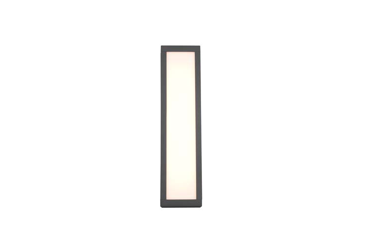 Buitenverlichting wandlamp LED antraciet H35cm 12W 1200LM 3000K IP54