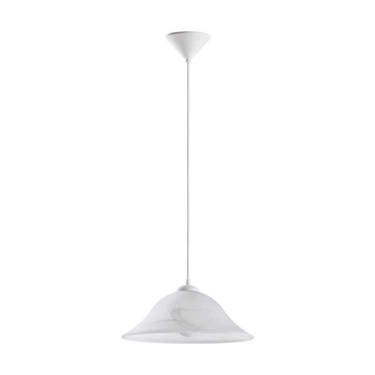 Eglo ALBANY - Hanglamp - E27 - 1X60W - Wit