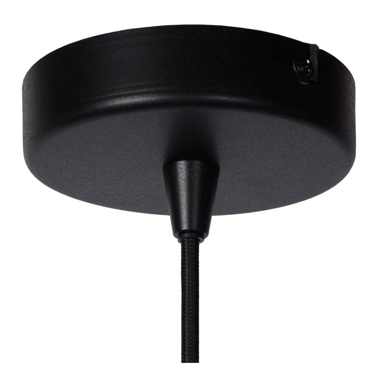 Lucide NOLAN - Suspension - Ø 24 cm - 1xE27 - Noir