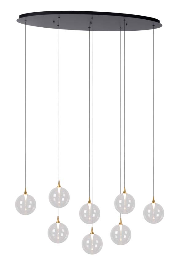 GISELA - Suspension - LED Dim. - 8x3,9W 2700K - Transparent